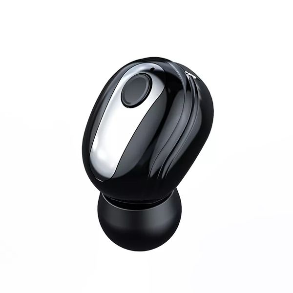 Einzelnes Bluetooth-Ohrhörer-Mini-unsichtbares drahtloses Headset im Ohrhörer mit Mikrofon-Freisprechanrufen für iPhone-Android-Smartphones