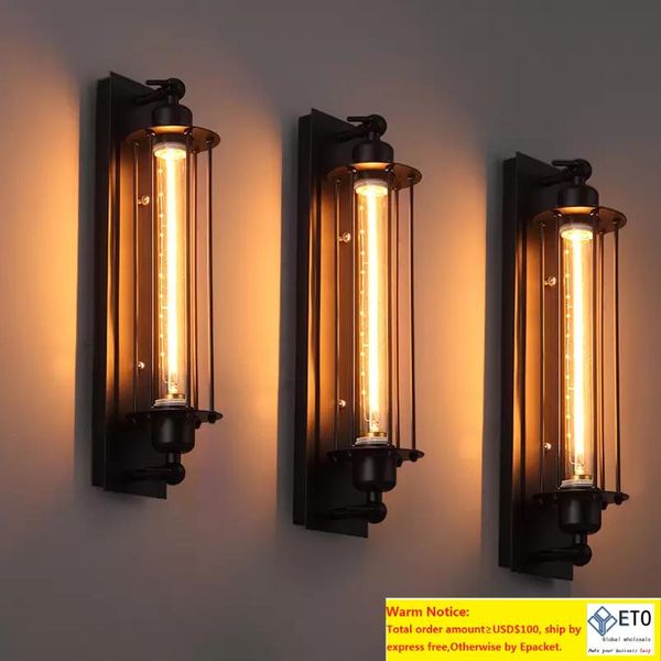 Lâmpadas de parede vintage Loft American Industrial Wall Light Edison E27 Eylelantern Sconces Luzes de Decoração da parede da parede