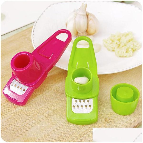 Фруктовые овощные инструменты Mtifuncumangable Ginger чесночный пресс из шлифования Grater Slicer Slicer Mini Cutter Kitchen Proquare Gadgets Dhgarden DH9AS