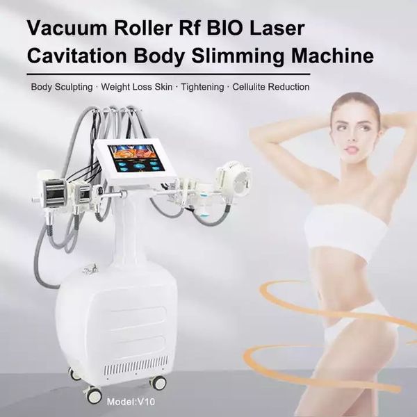 Strumento di bellezza domestico 7 in 1 Cuscinetti per apparecchiature RF professionali Aspirazione Macchina dimagrante Stringere la forma del corpo di sollevamento dei glutei per massaggio