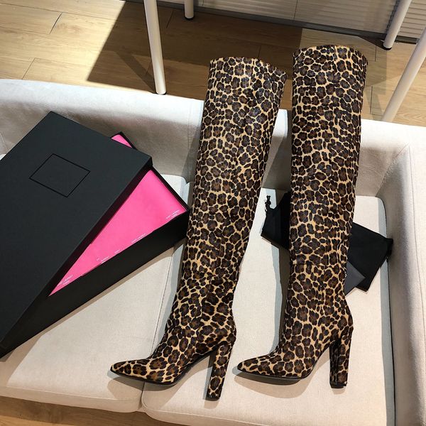 Дизайнерский длинный ботинок для женщин настоящий патентная кожаная поворот меховые ботинки Slim Fit Mid Corky Kidge Boots Fashion Fashion Houseable и легкая обувь с размером Box1 35-41