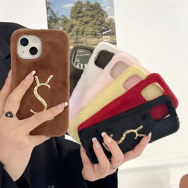 Tasarımcı Fluffy iPhone 14 Case Luxury Telefon Kılıfları İPhone 14 Promax 14pro Plus 13 Pro 12 11 Telefon Kapağı