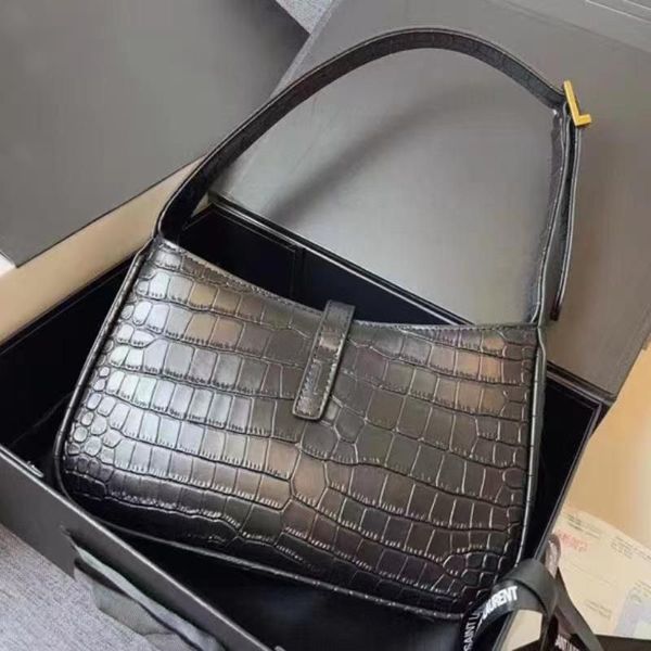 Borse classiche di lusso Borse a tracolla da donna Confezione da petto da donna Catene Tote Borsa in pelle di alligatore presbite Borsa Hobo in tela Borsa a tracolla in coccodrillo all'ingrosso