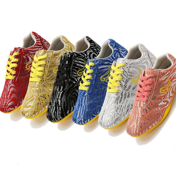 Scarpe antinfortunistiche in vera pelle Kung fu Tai Chi Scarpe Taekwondo Sneakers Scarpe per arti marziali Pelle bovina Unisex Free Flessibile Uomo Donna 221130