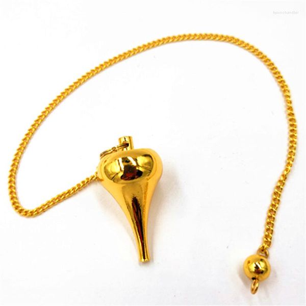 Anhänger Halsketten Wünschelruten Heilung Pyramide Spirituelle Reiki Pendel Für Charms Chakra Amulett Chrom Gold Rose Kupfer Weiblich