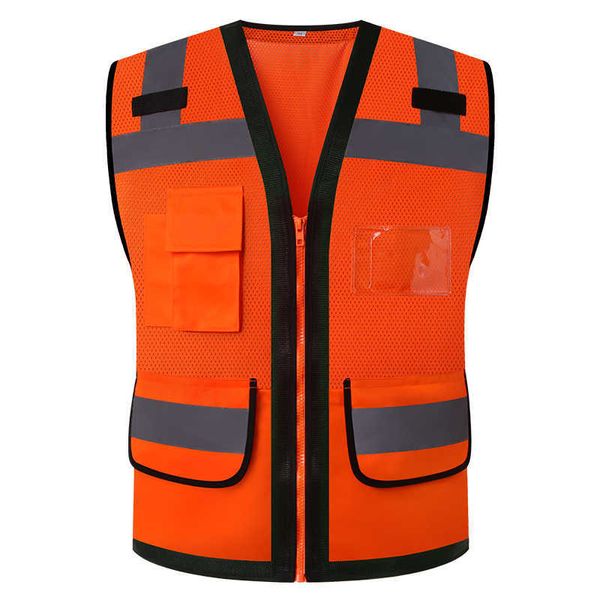 Строительная одежда HI VIS SAPEEAT ISTER ORANGE ORVECETICEVECTIVE Рабочий жилет для склада