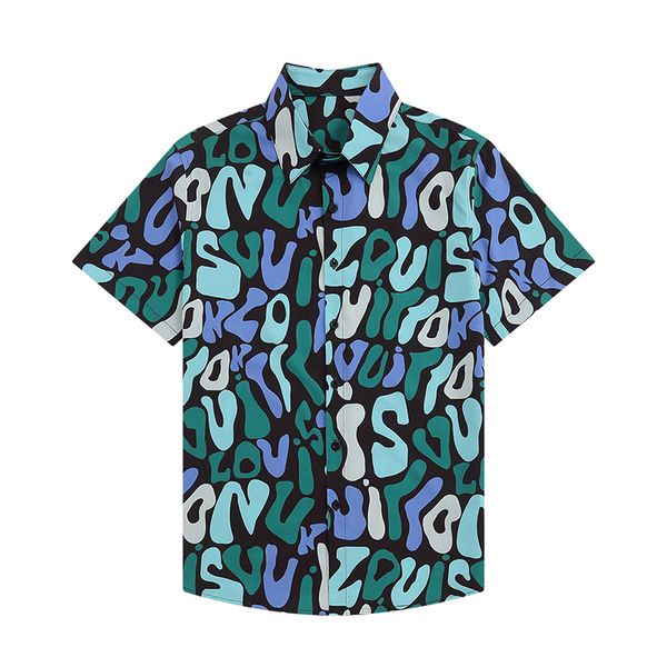 Camicie da spiaggia casual da uomo uomo Summer Short Short Shork Bowling Man Cardigan Bluse Fashion Fashion Hawaii Floral Stampa Flora di lusso Shirt da design di lusso Plus dimensioni M-3xl