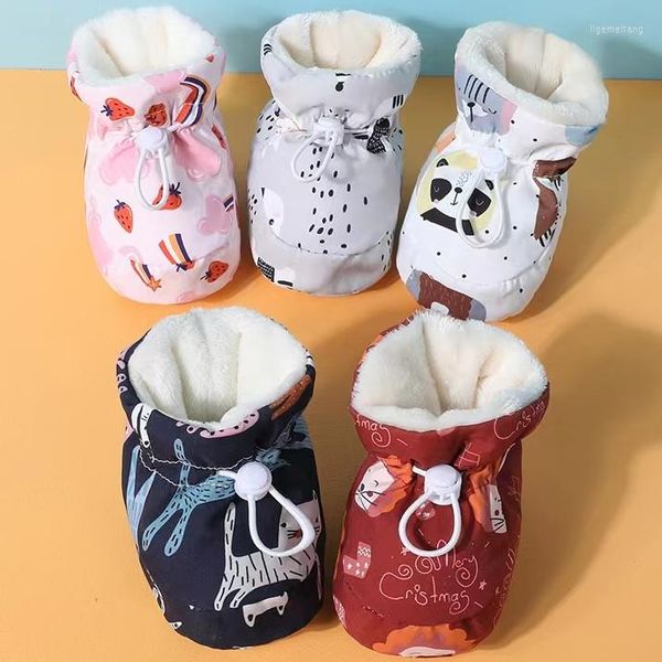 First Walkers Born Baby Toddler Shoes Unisex Cozie Fux Furx Furx Bootie inverno morbido Crick Classic Classic Classic