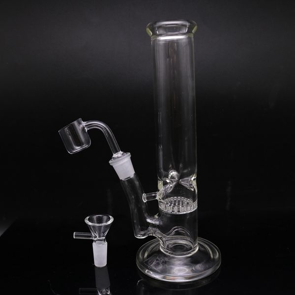 Cam bong nargile su borusu mini el üflemeli sigara içme borusu petek perc ile küçük bubblers