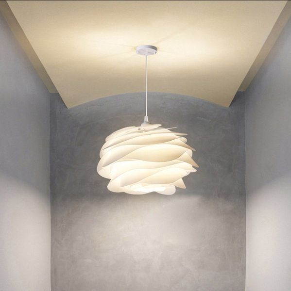 Nuovo lampadario a soffitto dal design danese con rosa bianca per camera da letto, soggiorno, cucina, lampade a petalo rosa blu, arredamento della camera