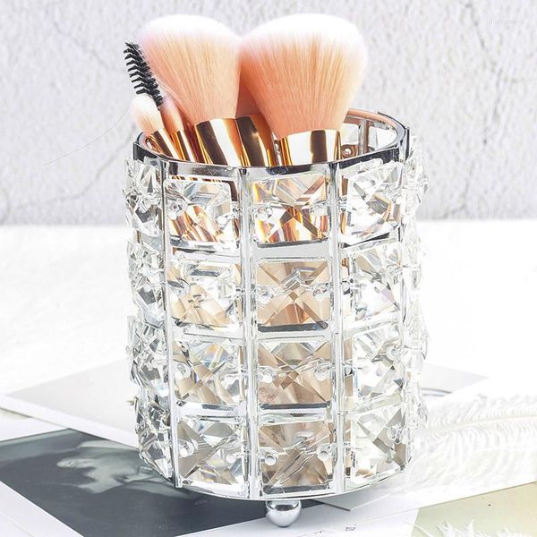 Aufbewahrungsboxen Mode Frauen Make-up Pinsel Eimer Kosmetikbox Bleistift Vase Kamm Container Organizer Nagellack