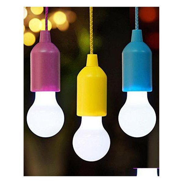 Luci notturne che cambiano colore Led Pl Cord Light Home Impment Lampade a sospensione Mti Bb Decorazioni per tende per bambini Luci portatili per drop delivery Li Dh52X