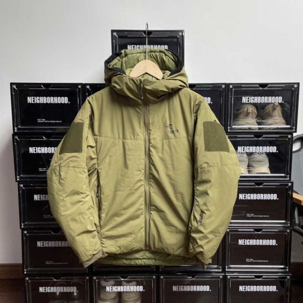 Piumino da uomo Arctery Parka Giacca ARC arcterx da uomo indossabile caldo parka da donna Arc Outdoor nylon antivento con cappuccio in cotone spesso arctery pile 294P