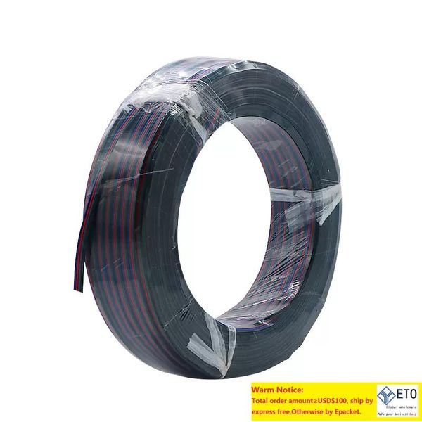 100Mroll 2pin 4pin 5pin 22 AWG prolunga cavo elettrico connettore LED per 5050 3528 CCT LED Stirp Lights