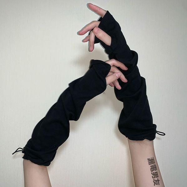 Пяти пальцев перчатки Женская мода Harajuku Punk Gloves Партия танце