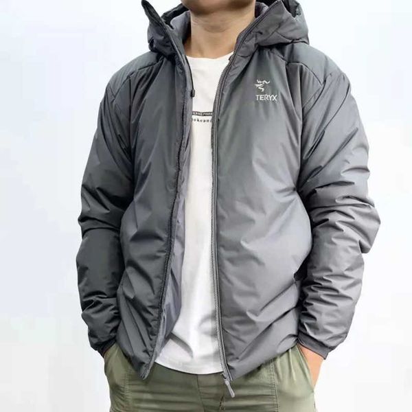 Designer-Baumwolljacke für Herren, winddicht, wasserdicht, für den Außenbereich, Sportbekleidung, Damen, Arc-Kaschmir, warmer Kapuzen-Baumwollmantel, Strickjacke mit Reißverschluss