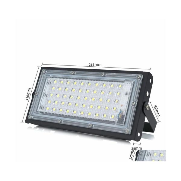 Almofus de inundação 50W LED LED Luz de inundação 110V 220V Modo Outdoor FloodLight Holotele