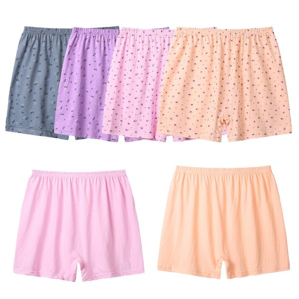 Damenhöschen, 5 Stück, Übergröße, Damenunterwäsche, Boxershorts, Damen mittleren Alters, Damenhöschen, Baumwolle, hohe Taille, lose Unterhöschen, Wäsche für Damen, 221202