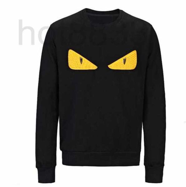 Erkek Hoodies Sweatshirts Tasarımcı Tasarımcı Sweatshirt Erkek Kadın Pamuk Sweater Moda Uzun Kollu Siyah Gözler Baskı Sokak Giyim Sokak Sweatershirt Boh0