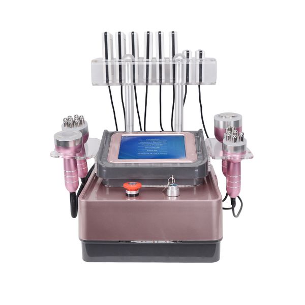 M￡quina de emagrecimento multifuncional com 40K80K LIPO Laser Vaccum Cavita￧￣o Ultrassonic RF Molda￧￣o de Massager Dispositivo de beleza para uso dom￩stico de spa Aprovado personalizado