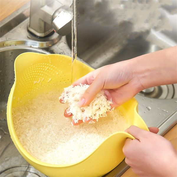 Cestello di scarico Scolapasta Lavare Frutta Verdura Riso Cestino Filtro per uso domestico Filtro per lavabo