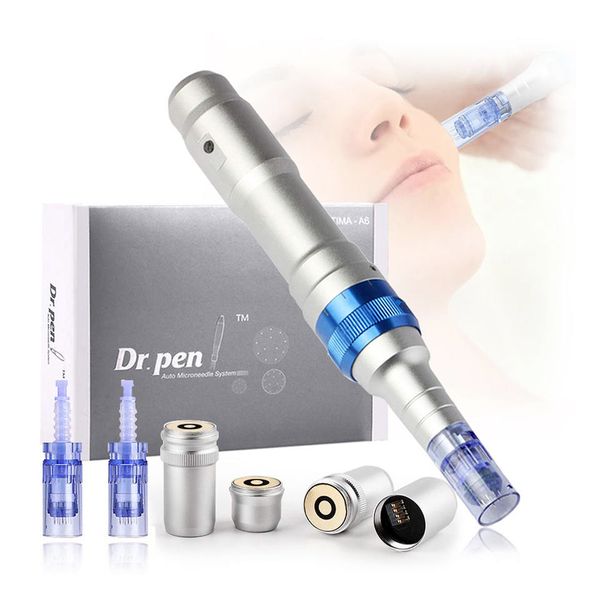 Wireless Dr. Pen A6 poderoso Microneedle Recarregável Ferramentas de Cuidados de Cuidado da Pela