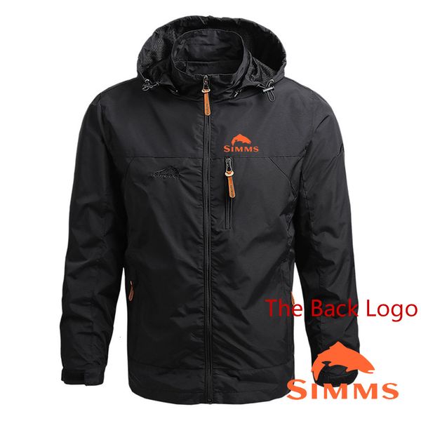 Мужские толстовок толстовок Simms Fishing Whrownbreaker военные куртки верхняя одежда зимняя осень водонепроницаемые пальто