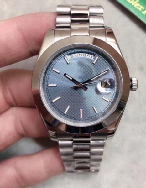 ST9 News Men's Automatic Mechanical Watch Marca Luxury Orchid Dial Watch 41mm Sapphire Glass 316L A￧o inoxid￡vel Expedi￧￣o Rapide et gratuite