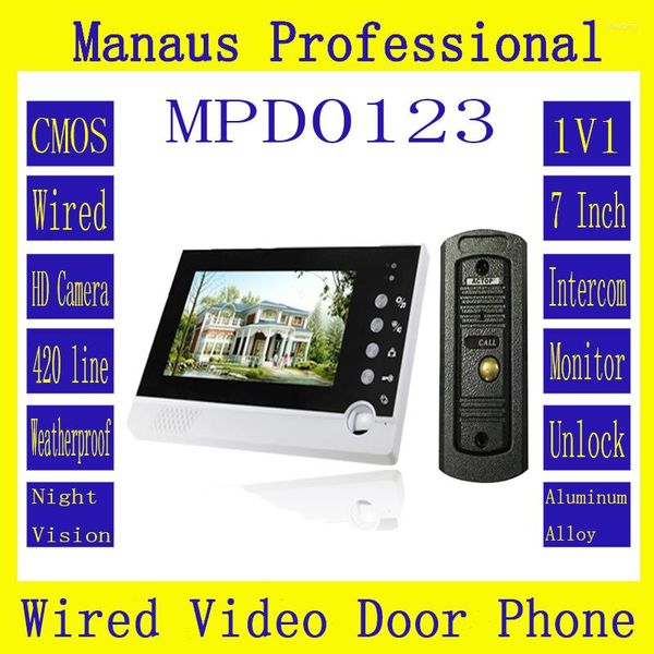 Video Door телефоны Handfree Intercom One To Doorphone Configuration