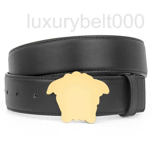 Cinture designer Fashion Belt Uomo Donna Designer Smooth Gold Sliver Gun fibbia nera Pelle di vacchetta di alta qualità OX56