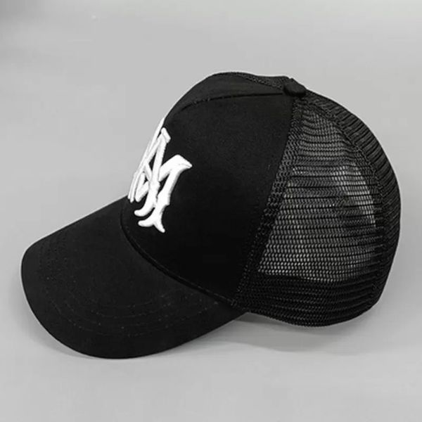 hochwertige Designer LEXURIE LETTRE BRODERIE Bend Wave Caps Männlich Hip Hop Visier Mesh Männlich Femelle Kreuz Punk Baseball HÜTE