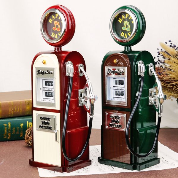 Objetos decorativos Figuras Ano Creative Vintage Music Box Melody Octave Storage Box Desktop Decoration for Bar Restaurant Home Music Decoration 221203