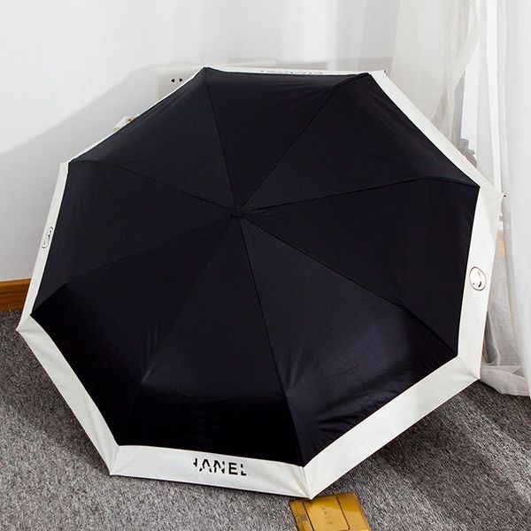 Marca de luxo que vende a quente marca de luxo à prova de vento Automático Rain Rain Umbrellas Designer Os melhores materiais para estilos da moda Comfortale decorado