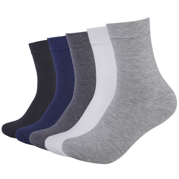 Meias masculinas HSS 5Pairs lote de alta qualidade Homens de algodão Casual Business Verão fino desodorante preto Sock Long Sock 221202