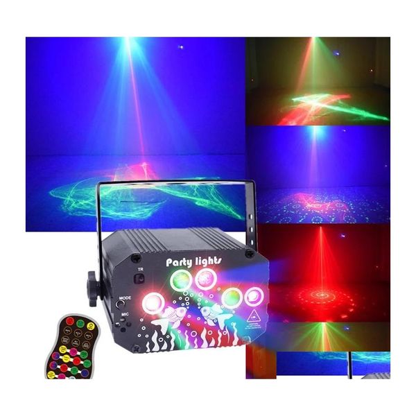 Iluminação a laser 3 em 1 Projector LED Aurora Dream Padrão RGB Luz de Luz Discos USB Lâmpada de Partido DJ Power Power DJ para S Otkxe