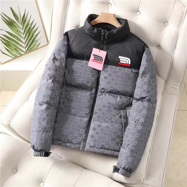 22SS Mens Jackets Moda Parkas Down Coat Menções Menina Casual Casual Windbreaker quente Top zíper grosso Casacos de roupas S-xxxl