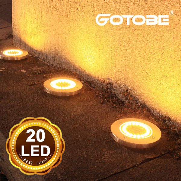 Decorações de jardim Luzes de convés à prova d'água de solar solar de jardim, com 81220 lâmpada de decoração de garra de jardinagem de 81220 no quintal LED 221202