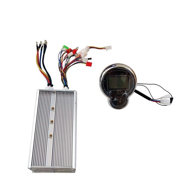 Controller onda sinusoidale vettoriale 48v-120v piccola tartaruga Wang Yi auto elettrica LCD a colori display di alimentazione strumento kit 60V-120v