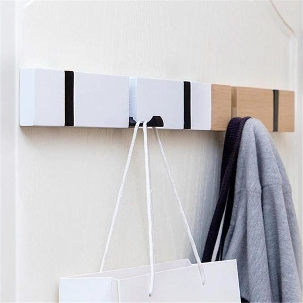 Kleidung Lagerung Massivholz Wand Haken Handtuch Mantel Kleidung Hut Racks Kleiderbügel Regal Organizer Schlüssel Halter Haken Aufhänger