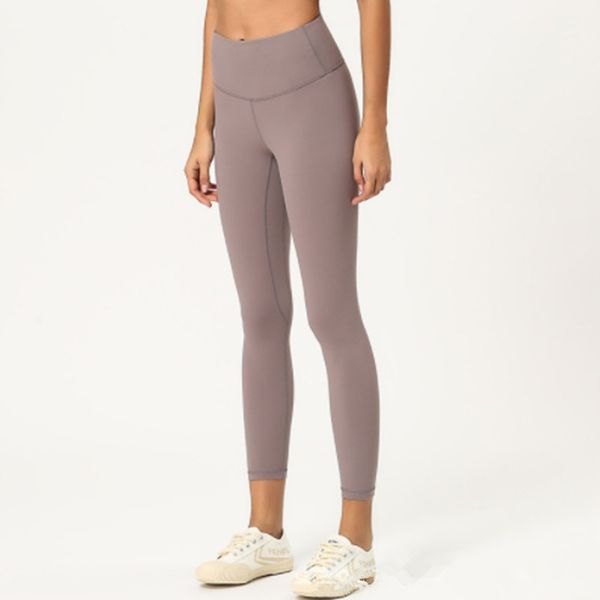 Al Align Yoga Leggings Nu Sensação Calças Esportivas de Cintura Alta Mulheres Treino Respirável Sem Costura Calças Scrunch Ginásio Legging 2022 Venda Quente