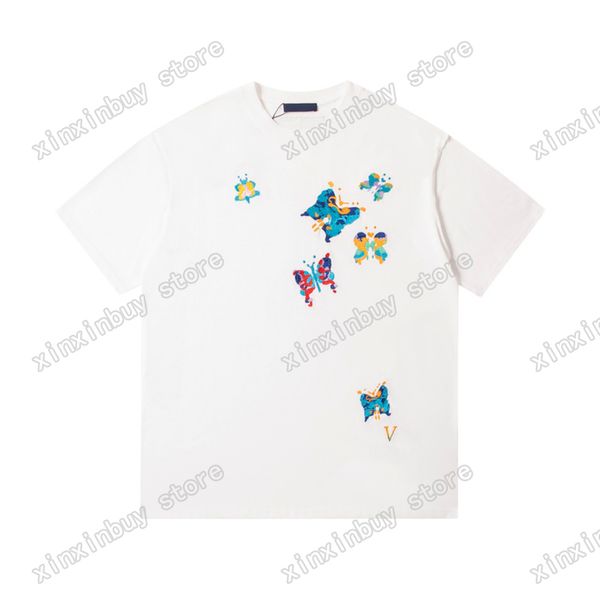 xinxinbuy homens designer tee camise