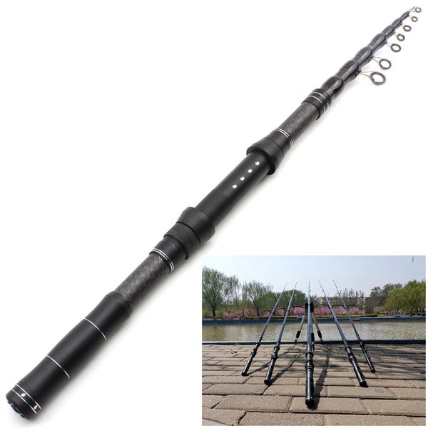 Canne da spinning 18m30m Canna multifunzione canna da pesca in carbonio canna da viaggio telescopica attrezzatura da pesca ultracorta 221203