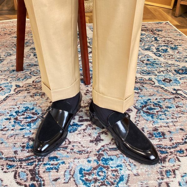Grün Schwarz Britischer Stil Muller Schuhe Mode Fahren Loafer Herren Oxfords Hochzeitskleid Schuhe Echtes Leder