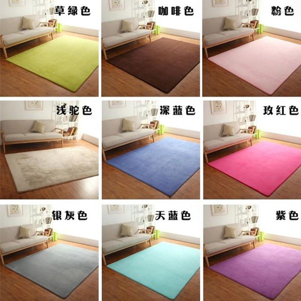 Teppiche Mode Memory Foam Solid Mat Bereich Teppich Schlafzimmer Teppiche Matten Teppich Fußmatte für Flur Wohnzimmer Küche Kinder Crawl Floor