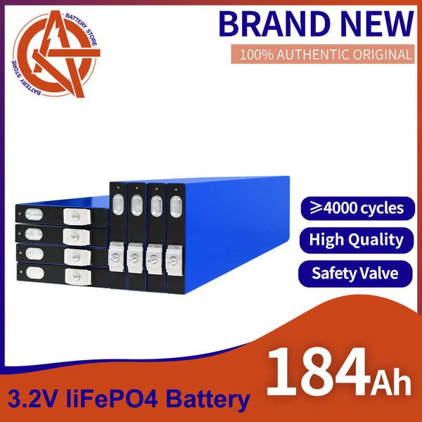 LifePo4 200ah 184ah Recargable Bate Backge 3.2V Grade A Lithium Irry Phoshate Prismatic Новые солнечные элементы для тележки для гольфа для лодок для гольфа