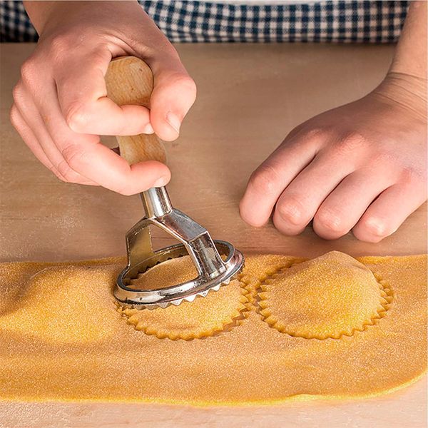 Altro Cucina Sala da pranzo Bar Ravioli italiani Cutter Set Pasta Press Kitchen Attachment Kit Maker Mold Tool Stamp Pastry Wheel 221203