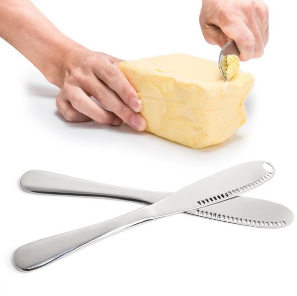 Ferramentas de queijo de aço inoxidável Ferramentas de queijo de sobremesa Sprepers Spreaders Creme Creat Towlery Tools-Tools para Toast Breakfast Tool SN416