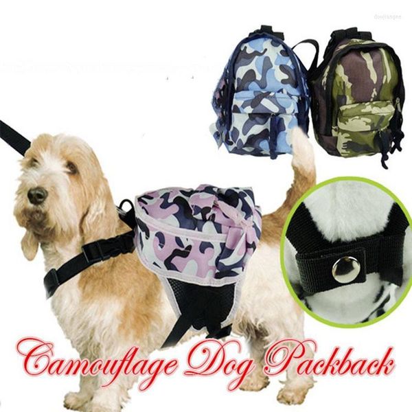 Coprisedili per auto per cani 2022 Zaino mimetico moda blu rosa verde Carrible Borsa per animali domestici Borse per orsacchiotti con taglia S L Outdoor