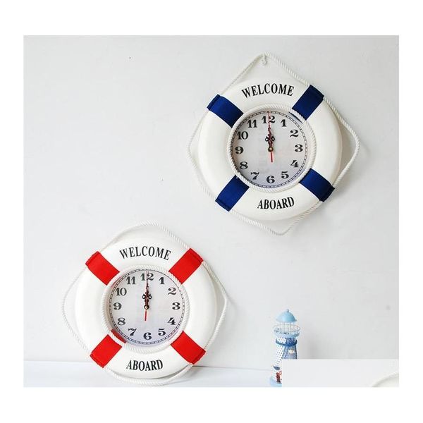 Настенные часы Life Buy Wall Clock Red Blue Decoration Clocks Home Home Wanging orment