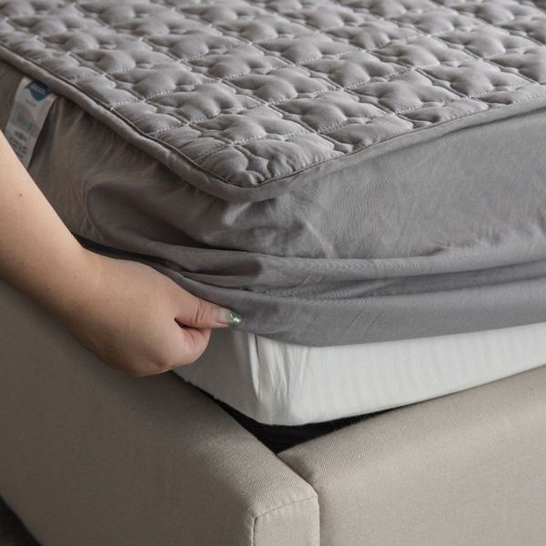 Mattress Pad Adorehousehouse Capa de cama lavável Tamanho da rainha Folha de ajuste 140x200cm em relevo em relevo em relevo protetor 221205